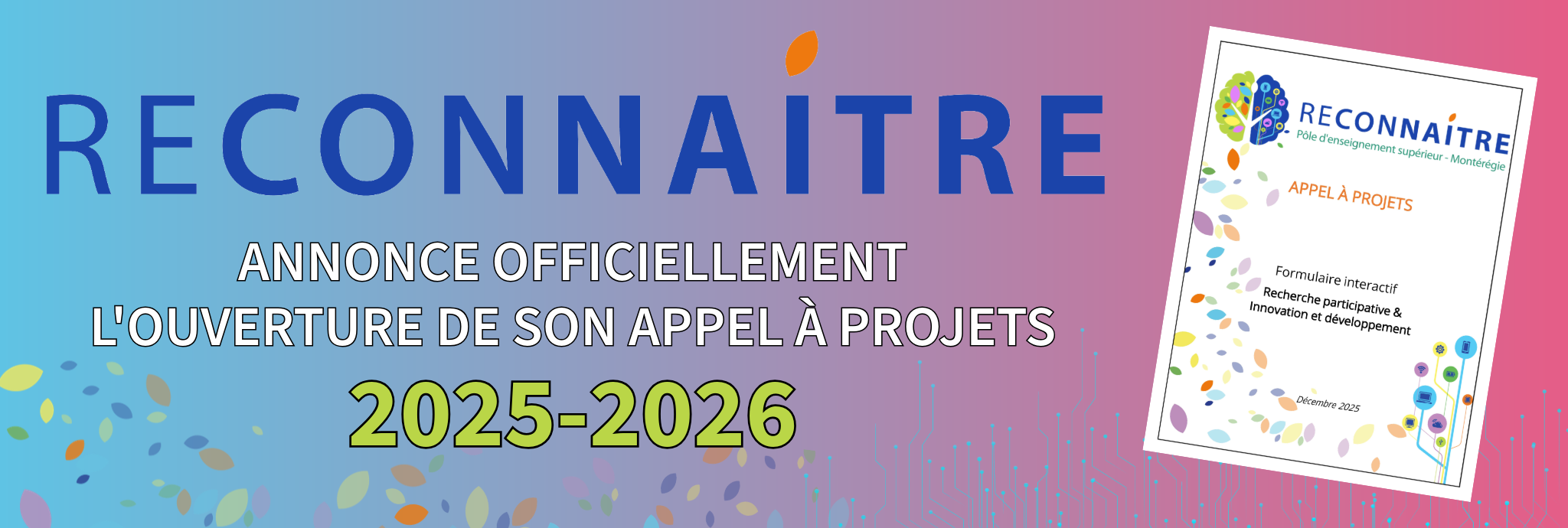 Lancement appel à projets 2025-2026